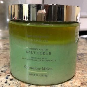 Bath & Body Works Purely Silk Salt Scrub Cucumber